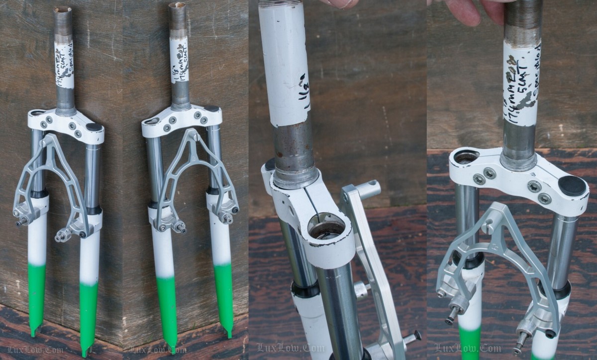 Rond WP White Power フォーク ブルーラグ old mtb Vintage Specialized Rock Shox Bontrager MTB Bike Suspension FORK 1