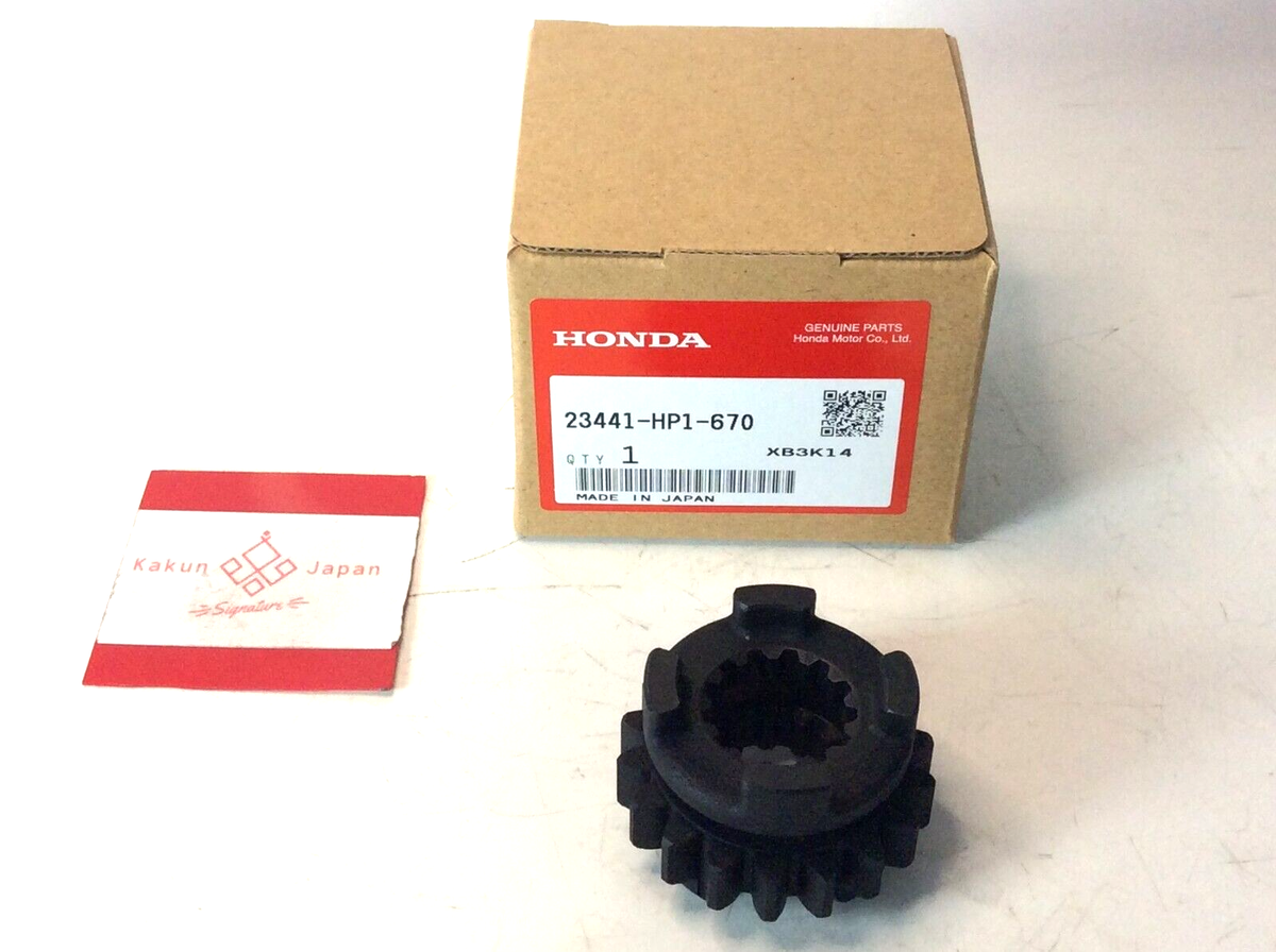 ラック HONDA OEM 23441-HP1-670 TRANSMISSION MAINSHAFT THIRD GEAR 18T 2004
