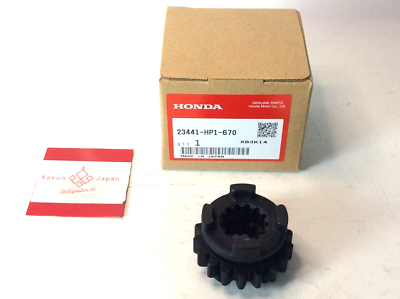 。 HONDA OEM 23441-HP1-670 TRANSMISSION MAINSHAFT THIRD GEAR 18T 2004