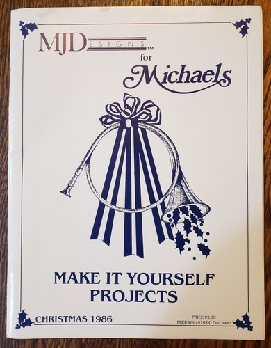 Make It Yourself Projects Paperback 1986, 1988 MJDesigns Christmas Crafts - Picture 3 of 14