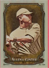 2024 Topps Allen & Ginter BABE RUTH Hot Box Silver Foil #198 BOSTON RED SOX
