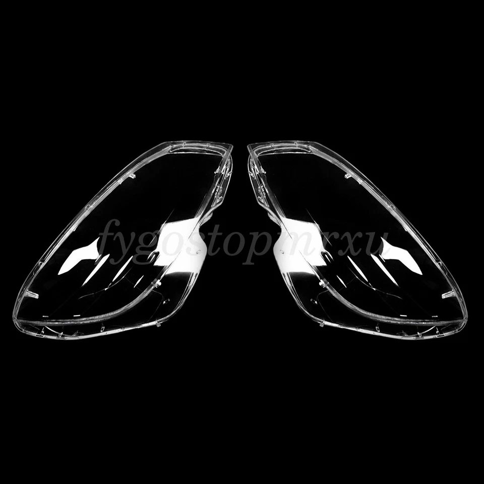 Par de cubiertas de lente de faros para Mercedes Benz Clase C W204 C300 2008-2011 Foto 2 de 4