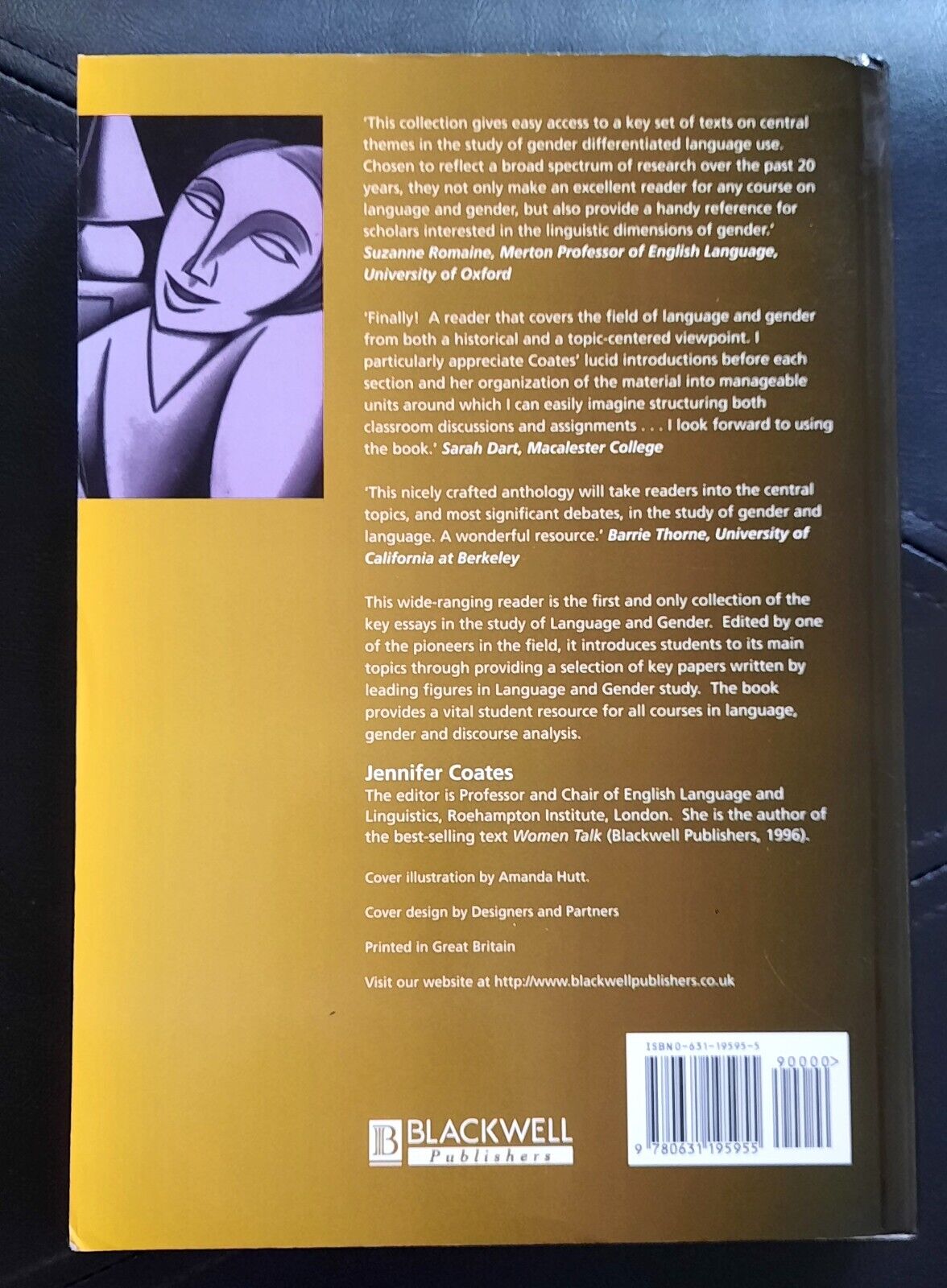 humor Dykker Med venlig hilsen Language and Gender: A Reader Paperback Jennifer Coates 9780631195955 | eBay