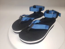 Teva Sandals Platform Womens 10 Blue Adjustable 1008843 NEW