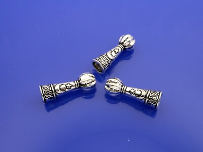 Big MoonStar 3 pcs Tassel accessories Tibet silver Islamic Prayer Beads 926003