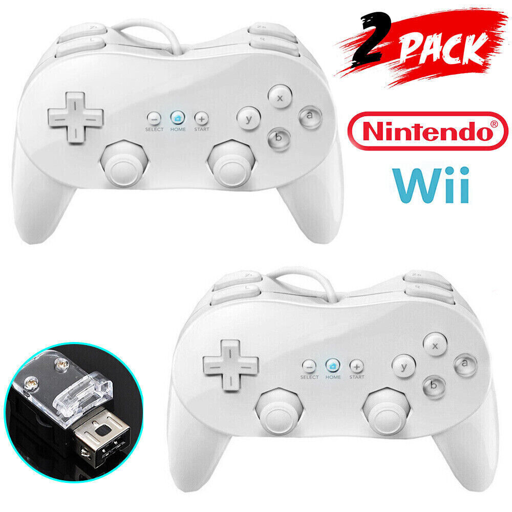 Mando Clásico Pro Para Wii Con Cable Blanco Compatible con Ofertas en  Carrefour