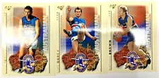 2003 SELECT AFL XL CARD ALL AUSTRALIAN TEAM CARD FULL TEAM SET-W. BULLDOGS (3)