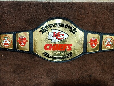 KC Kansas City Chiefs Wrestling Championship Belt