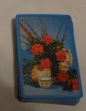1 Deck Playing Cards 606 Congress X1669 Flower Bouquet Cup Saucer