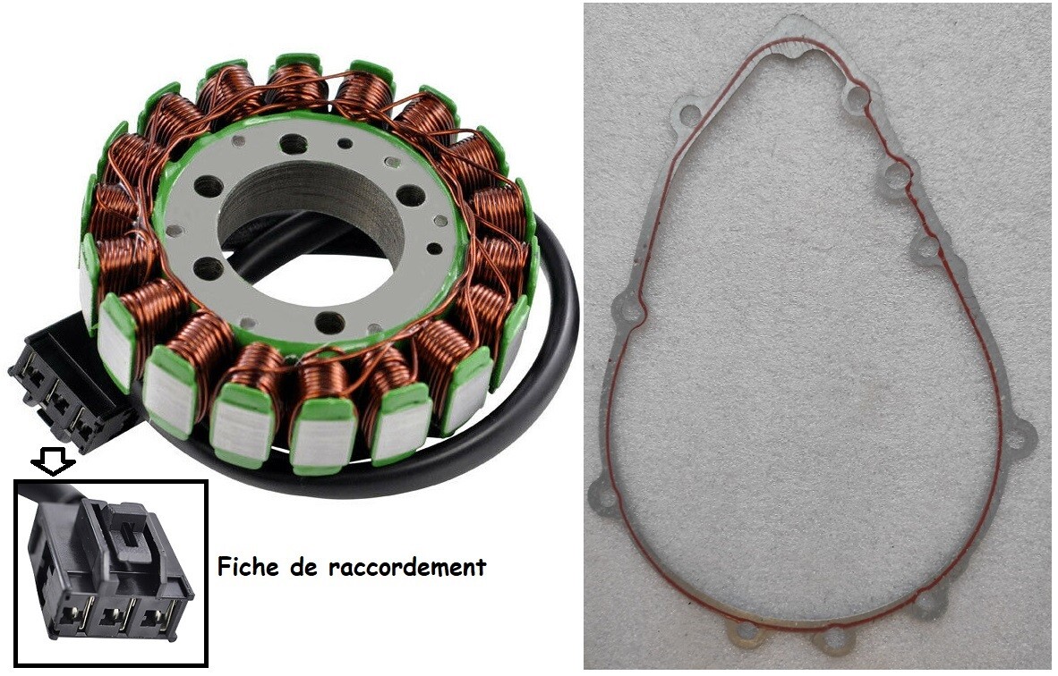 Joint stator alternateur Z800 pour réparer les pannes de batterie moto
