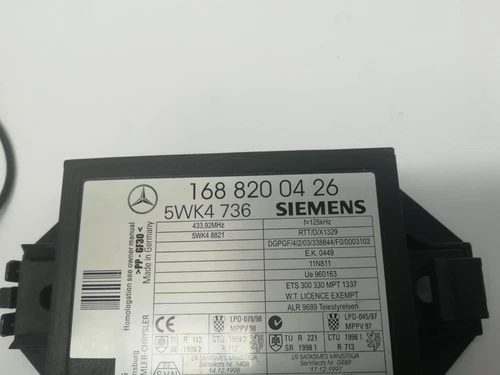 1688200426 Centralita Inmovilizador para MERCEDES-BENZ CLASE A (BM 168) 920762 - Bild 3 von 9