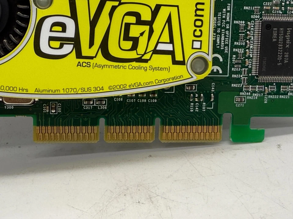 Vintage EVGA GeForce4 MX 440 ACS AGP Card 064-A4-NV70-S1 - Image 4 of 4