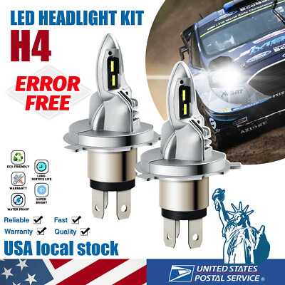 For Toyota Yaris:9003 H4 LED Headlight Bulb Hi-Low Beam 90W 6000K White Lamp