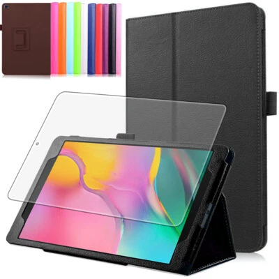 Hülle + 9H Hartglas für Samsung Galaxy Tab A 10.1 T510 T515 2019 Smart Cover -2 - Bild 1 von 4