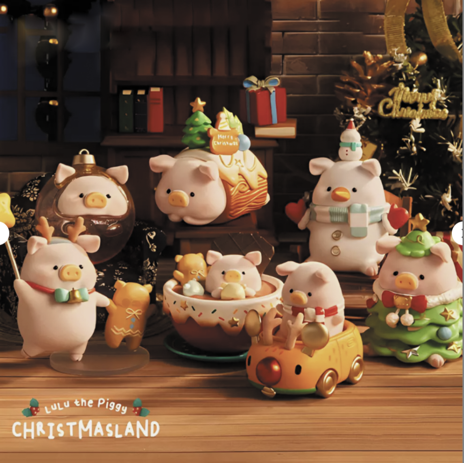 Toyzero+Lulu The Piggy Christmasland Series Confirmed Blind Box