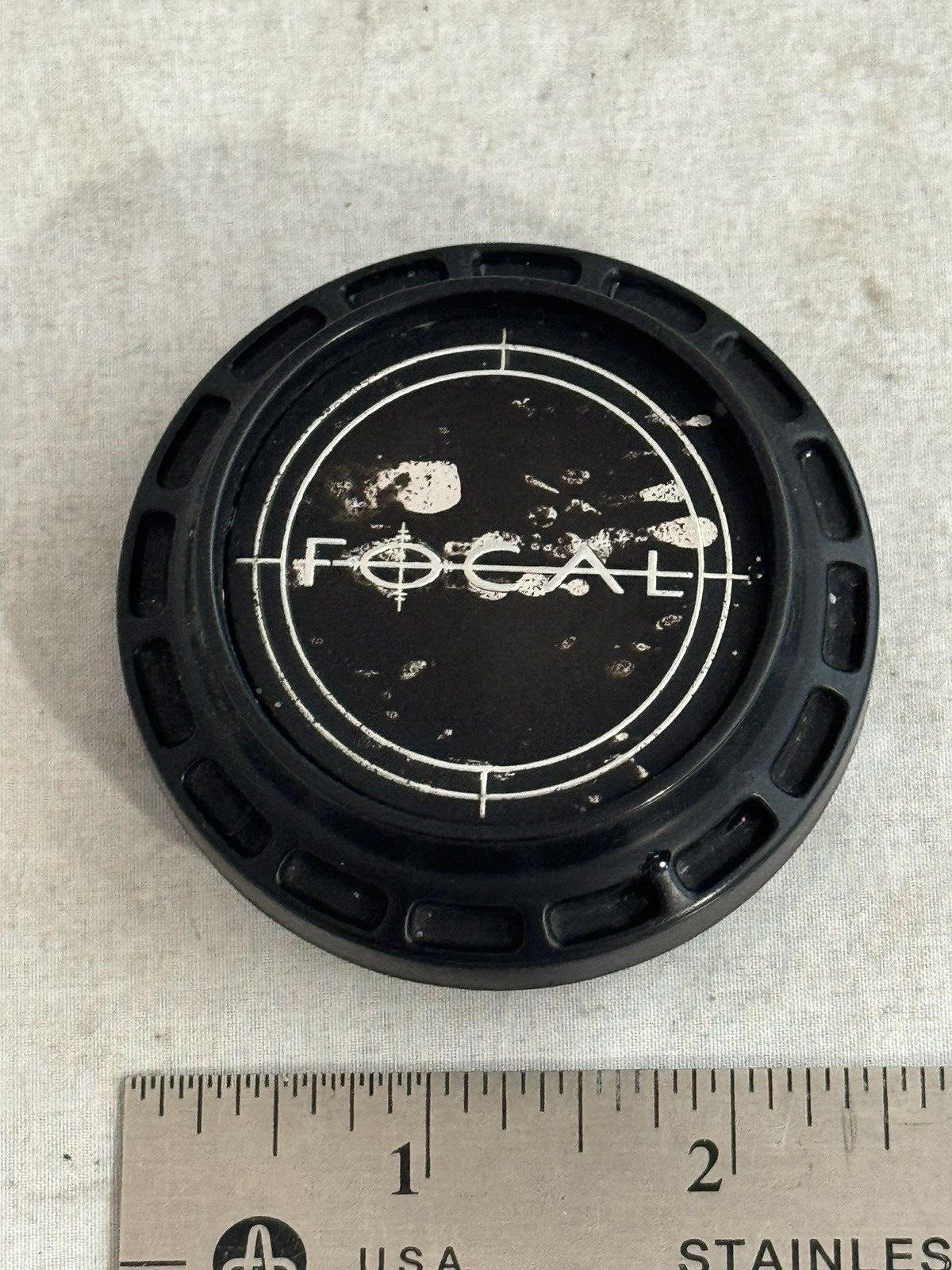 Focal Custom Wheels Matte Flat Black Wheel Rim Hub Cover Center Cap 89-9001-image