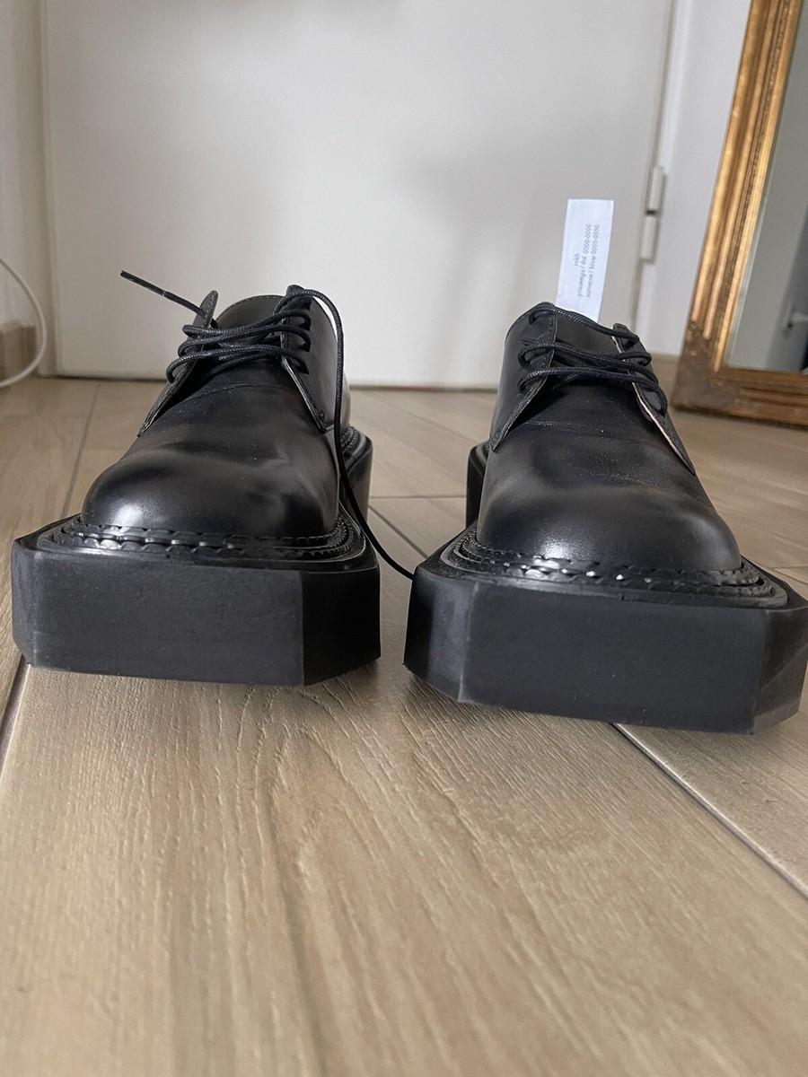 Rokh H&M Super RARE Platform Derby Shoes Chunky Leather  display picture 2
