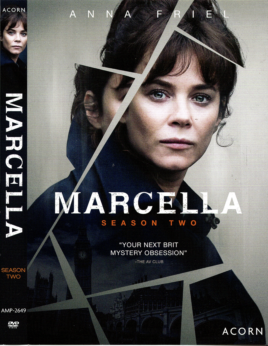 Marcella TV series on DVD; 3rd FREE! Anna Friel, Ray Panthaki
