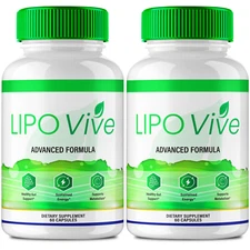 (2 Pack) Lipovive Keto Capsules, Lipo Vive Advanced Weight Loss Formula Pills