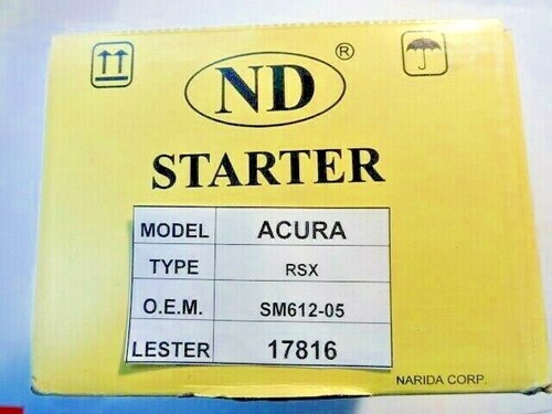 Acura RSX.2002-2006.Starter Mitsuba 612-05.SM 612-10.L4..2.0L.1.2KW 12V.CW.9-T - Picture 9 of 13