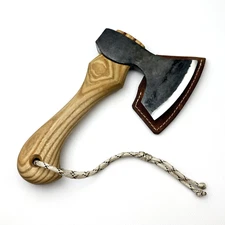 Wood Carving Hatchet. Hand-Forged Axe for Carpentry Projects. Outdoor Small Axe.