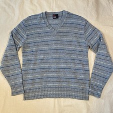 Robert Bruce Wool Sweater Large Multi-Color Stripes Vintage Union Made in USA