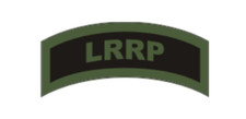 4" us military lrrp long range recon patrol green tab sticker decal usa made