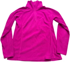 COLUMBIA Bright Purple Lightweight ARTIC AIR Pullover Fleece Top womens M XL6624