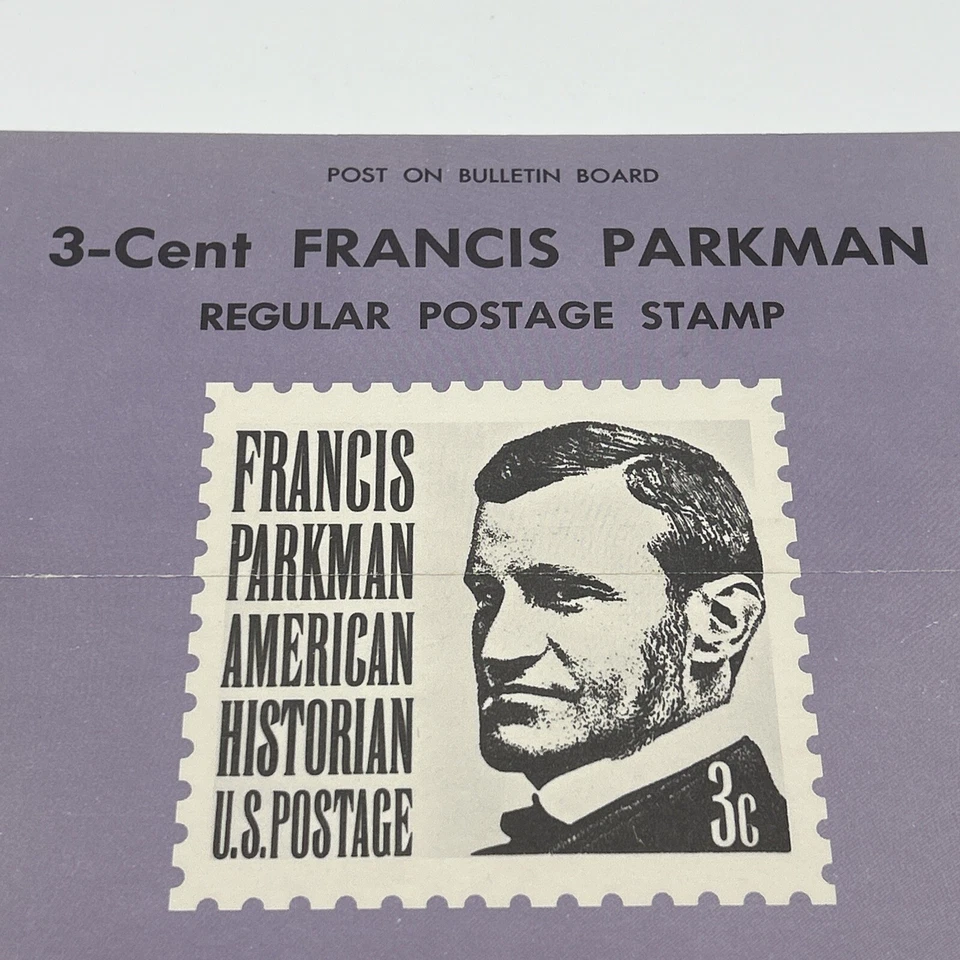 1967 3¢ Historian Francis Parkman Commemorative Postage Stamp FDC Advertising - Image 2 of 4