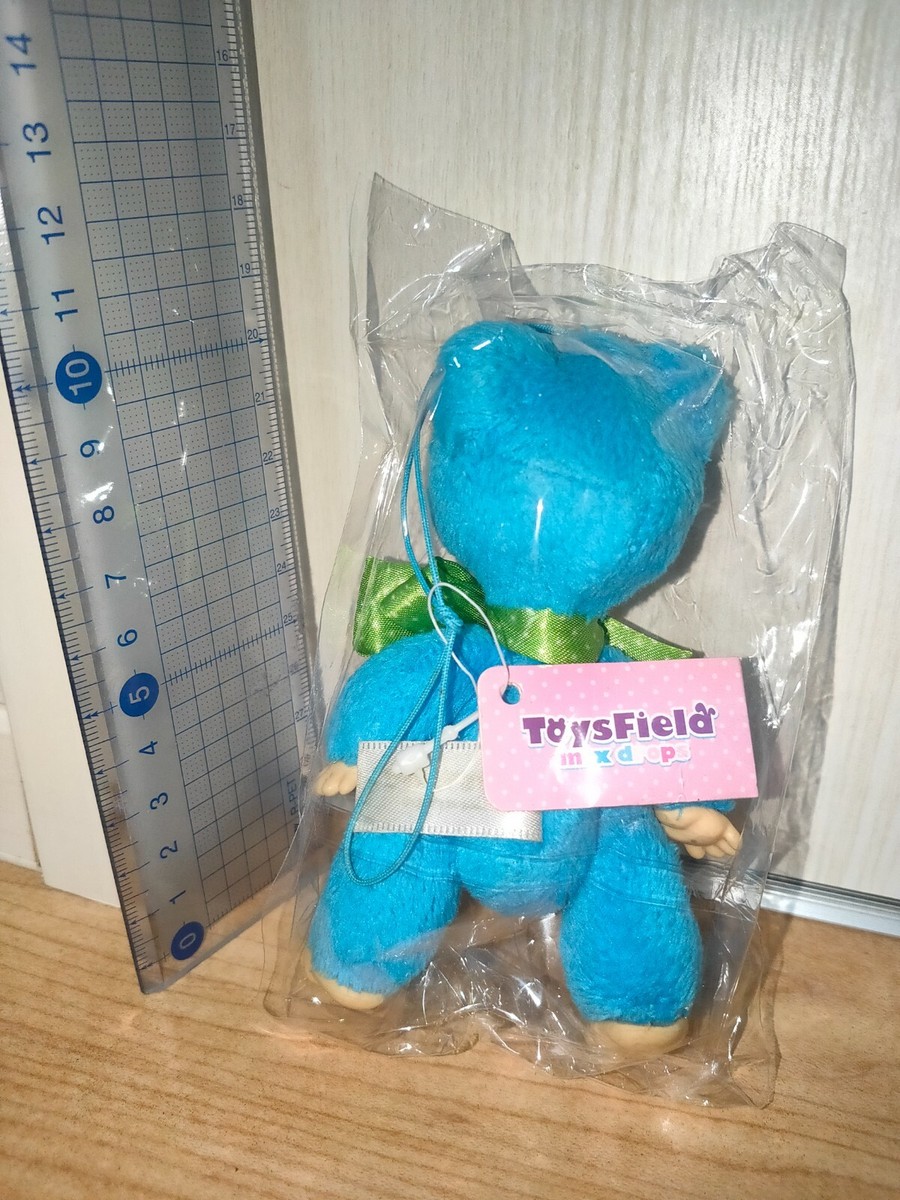 Toysfield Kuma Color Green Ribbon Rare about 11cm with Tag Toysfield Kuma Color Green Ribbon Rare about 11cm with Tag