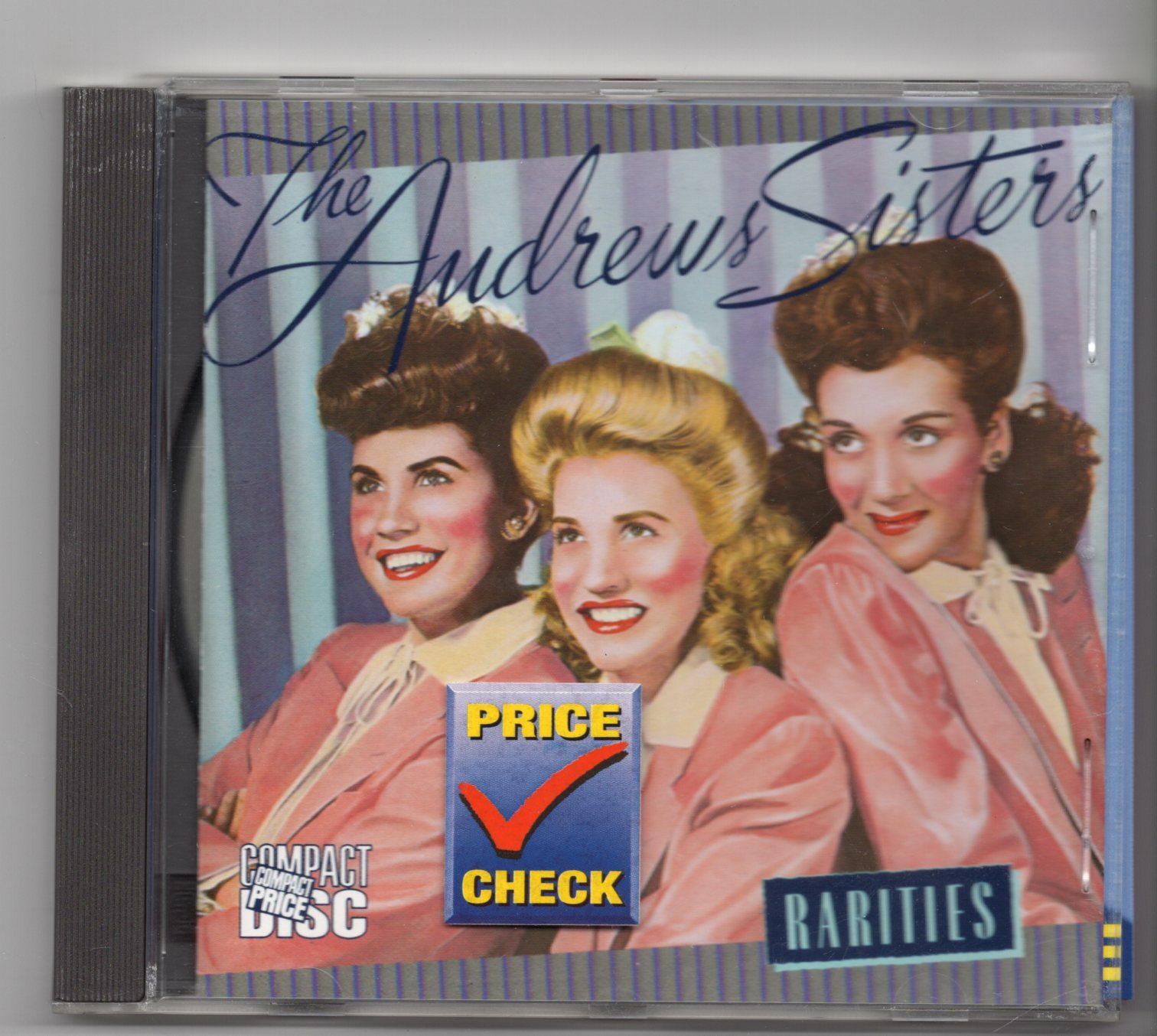 (JG168) The Andrews Sisters, Rarities - 1984 CD