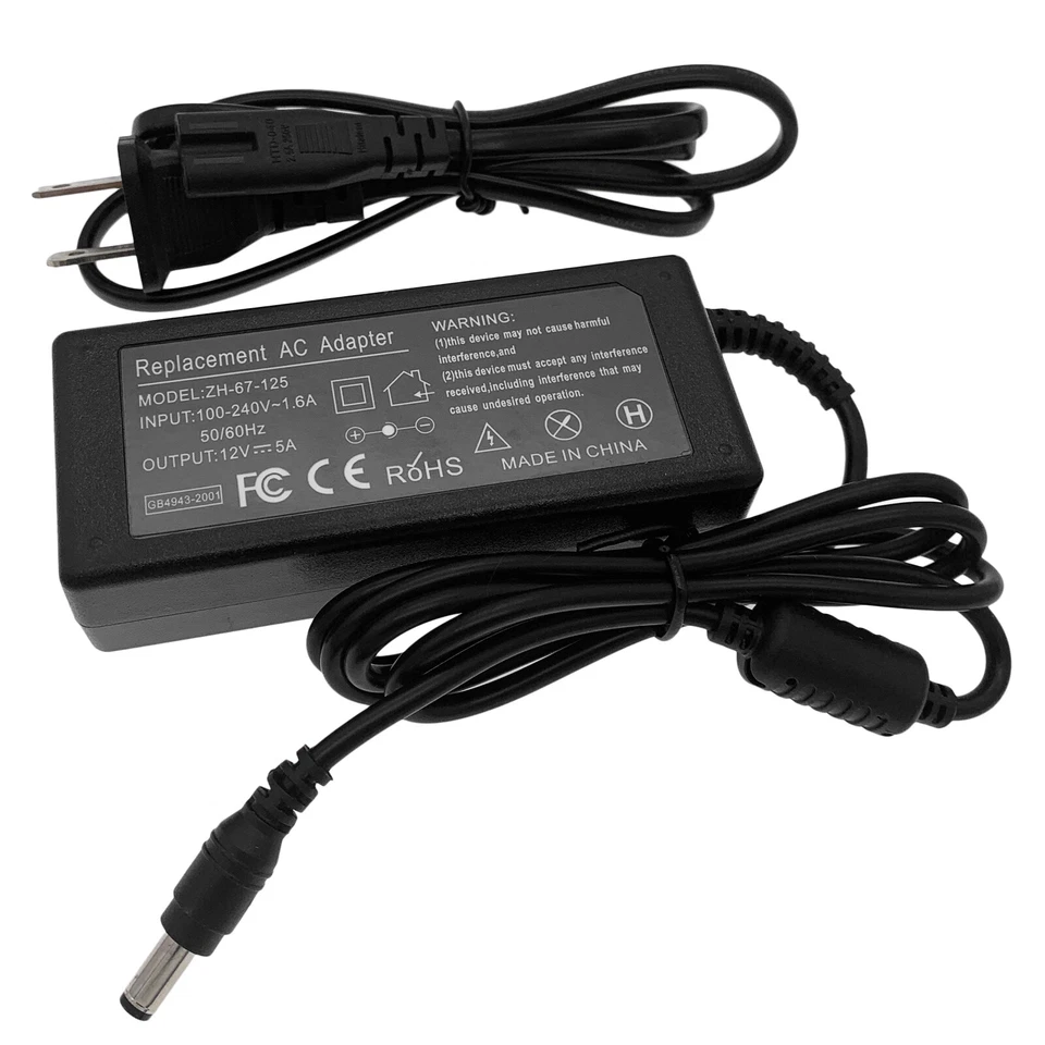 Cargador adaptador de CA para Sharp Aquos LC15S4U-S LC-20S1US LC15B6U-S LC13S1U LCD Foto 4 de 4
