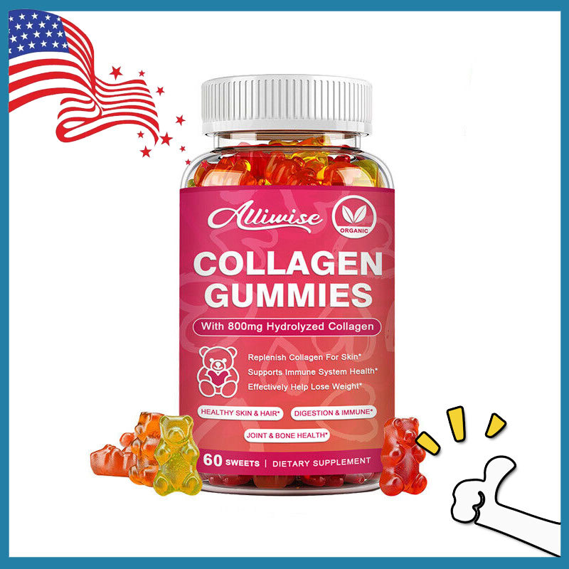 Gomitas vitamínicas de colágeno para cabello, piel y uñas, suplemento de colágeno premium ~