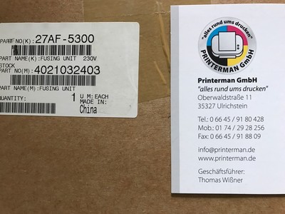 4021032403 Konica Minolta Fuser Fusing Unit Heizung bizhub 7115 7118 NEU 