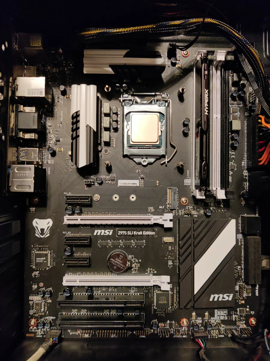 MSI ZS SLI Krait Edition Motherboard ,I processor,8gb ddr3