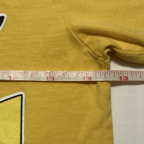 Vtg 1997 Rare Thailand Pokemon Asia Hooded T-Shirt Pikachu #25 Kids Medium 5/6 - Picture 6 of 7