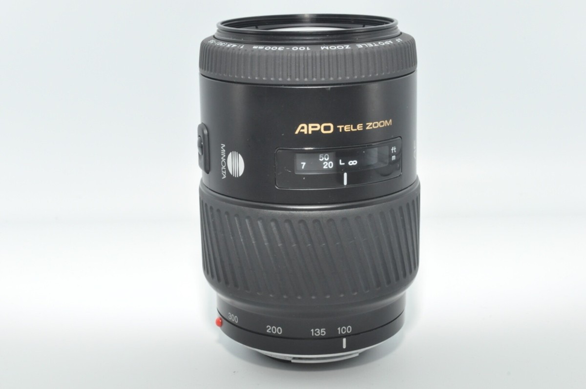 Excellent+++++】Minolta AF APO TELE ZOOM 100-300mm 1:4.5(32