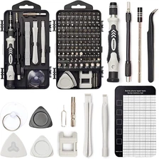 Precision Screwdriver Set,  122 in 1 Electronics Magnetic Repair Tool Kit wit...