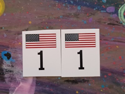 Corgi 811 James Bond Moon Buggy Reproduction Stickers ( Set of 2 )