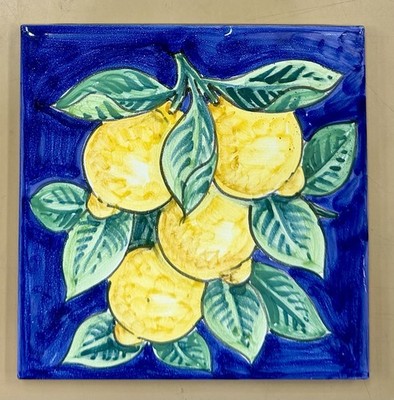 Vietri Ceramics 6x6   Tile Made/Painted by hand-Italy