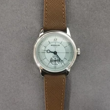 MERKUR Men Pilot Watch Manual Winding Mechanical Wristwatch Small Second Dial