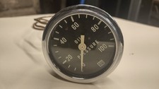 Vtg Stewart Warner 2 58 0-100 Psi Oil Press Gauge 429324 Usa Gasser Hotrod Rat