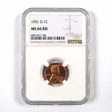 1951 D Lincoln Wheat Cent Ms 66 Rd Ngc Penny 1c Uncirculated Skui9682 1951 D Lincoln Wheat Cent Ms 66 Rd Ngc Penny 1c Uncirculated Skui9682