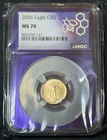 2026 $5 American Gold Eagle 1/10 oz NGC MS70 Trader Bea Purple Slab, NO RESERVE