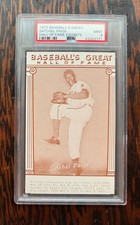 Satchel Paige 1977 Baseball's Great Hall of Fame Exhibits, PSA 9