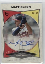 2023 Topps Brooklyn Collection Auto /99 Matt Olson #AC-MO Auto