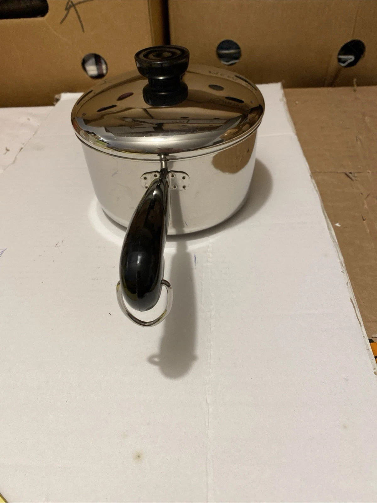 Revere Ware Vintage Stainless Steel 1 1/2 Quart Sauce Pan