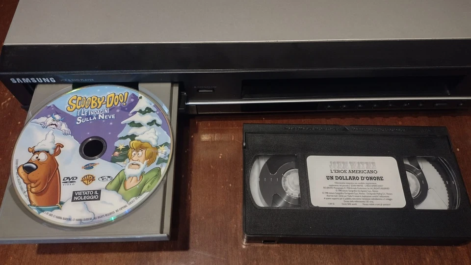 SAMSUNG DVD-V5600 COMBO VHS DVD HI-FI STEREO REVISIONATO CON TELECOMANDO - Immagine 3 di 4