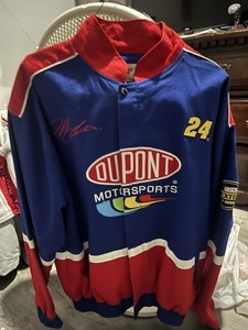 NEW Vintage Jeff Gordon #24 Dupont Winners Circle Jacket LARGE Nextel Cup,signed