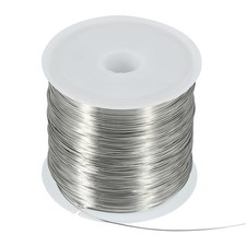 MECCANIXITY 164Ft 26 Gauge Jewelry Wire Beading for 50M/0.4mm, Silver